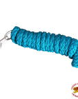 Horse Riding Poly Roping Lead Rope Fuchsia 1/4X 8 Ft Snaps Hilason
