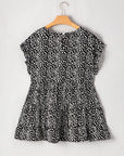 Danielle Back Tiered Flowy PLUS Blouse