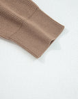 Jocelyn Block Patchwork Sleeve Sweater