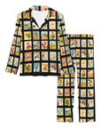 Baha Ranch Cowboy Collage Women's Western Pajama Set