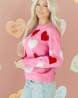 Aliyah Pattern Valentines Day Sweater