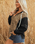 Monanaya Cuff Quarter Zip Hoodie