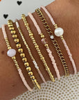 Nancy Simple Beaded Layer Bracelet