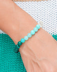 Gemma Crystal Beaded Elastic Bracelet