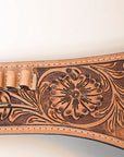 44 In Hilason Western Right Hand Gun Holster Rig 38 Cal Leather Cowboy