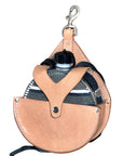 HILASON Leather Western Canteen Carrier Heavy-Duty Saddle Canteen Bag for Trail Riding & Hunting