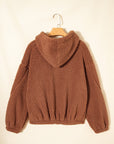 Bethany Up Hooded Sherpa Jacket