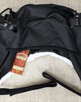 Hilason Western Saddle Bags W/ Bottle 600D Cordura Outer Black