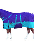 Hilason 1200D Waterproof Winter Horse Turnout Blanket Neck Cover Belly Wrap