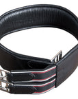 Hilason Padded Leather Horse English Saddle Girth Cinch Roller Buckles