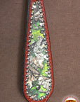 Hilason Western Horse Breast Collar Headstall American Leather Camouflage Mahogany