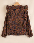Collins Ruffled Puff Sleeve Blouse