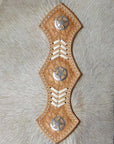 Hilason Western Pro Rodeo Bronc Bull-Riding Smooth Leather Chinks Chaps