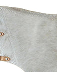 Hilason Western Pro Rodeo Bronc Bull-Riding Smooth Leather Chinks Chaps