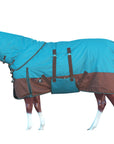HILASON 1200D Waterproof Winter Horse Blanket Neck Cover Belly Wrap | Turnout Blankets for Horses
