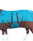 HILASON 1200D Winter Waterproof Poly Horse Turnout Blanket Belly Wrap | Turnout Blankets for Horses