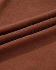 Solid Raw Seam Long Sleeve Top