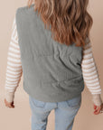 Taytum Stand Zipped Puffer Vest
