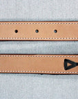 Hilason Western Leather Horse Saddle Back Billets Plain
