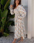 Indy Puff Sleeve Long Dress