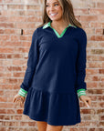 Elsie Ruffle Hem Mini Dress