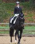 Aurelia Rose Gold Black Patent Double Bridle