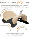 Flex Tree Western Horse Saddle American Leather Trail Barrel Racing By Hilason