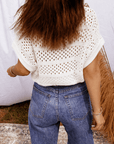 Rayna Out Knit Dolman Sweater