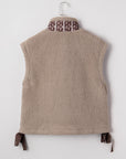 Wrenley Bows Sherpa Fleece Vest