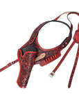 Hilason Western Leather Shoulder Rig Gun Holster 44/45 Caliber