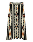 Colores de Mexico Southwestern Aztec Midi Skirt