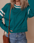 Jadeita Patchwork Drop Shoulder Sweatshirt
