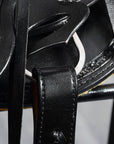 Western Horse Wade Saddle American Leather Ranch Roping Black