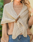 Edith Belt Triangle Shawl Scarf