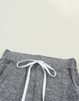River Drawstring Waist Pocketed Leggings