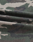 Camo Denim Cargo Wide Leg Pants