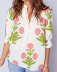 Noelle 3 4 Sleeve Blouse