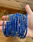 Lapis & Sterling Silver Pearl Choker