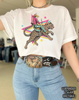 Retro Cowboy Jaguar Tee or Crewneck