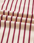 Stripe Cropped Pullover and Bubble Mini Skirt Set