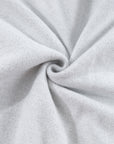 Solid Fleece Lined Drop Shoulder Terry Sweatshirt