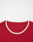 Malaysia accent Holiday Cropped Sweater