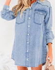 Takina Raw Hem Loose Shirt