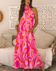 Freyja Nape Sleeveless Maxi Dress