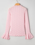 Emily Sleeve Mock Fitted Top