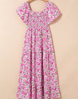 Raina Sleeve Flowy Long Dress