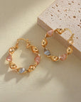 Julieta Plated alloy Hoop Earrings