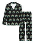Turquoise Naja Women's Western Long Pajama Set
