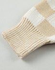 Vivifira Print Drop Shoulder Sweater