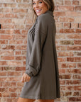 Viviana Taupe Waffle Knit Shirt